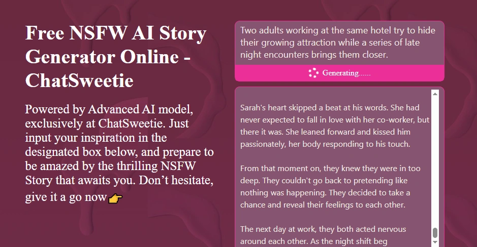 Regenerating a story result in ChatSweetie