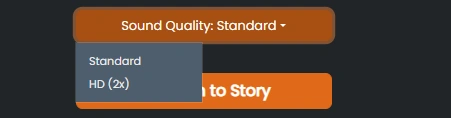 Erota AI audio narration feature