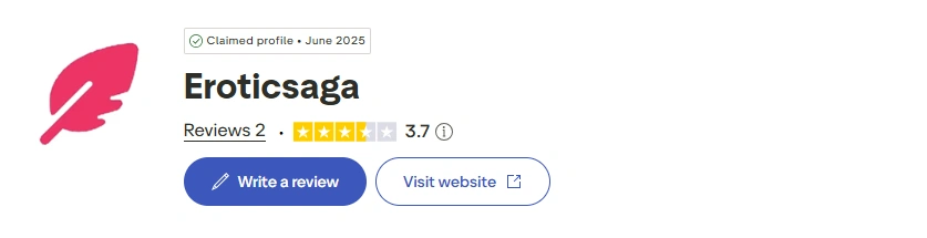 EroticSaga Trustpilot reviews