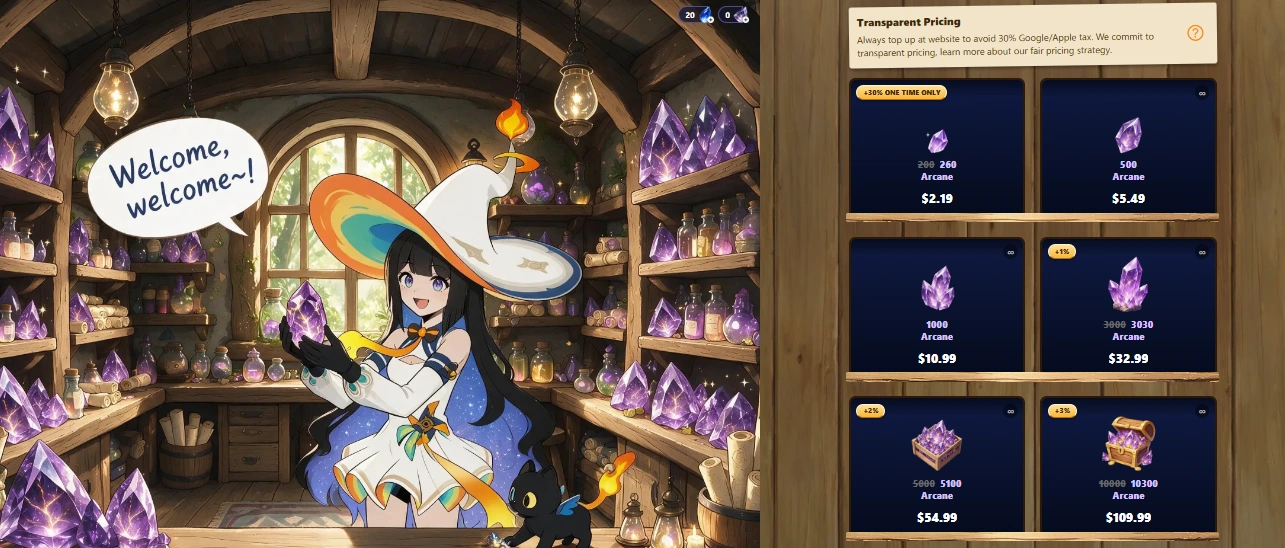 Isekai Zero credit purchase methods and payment options