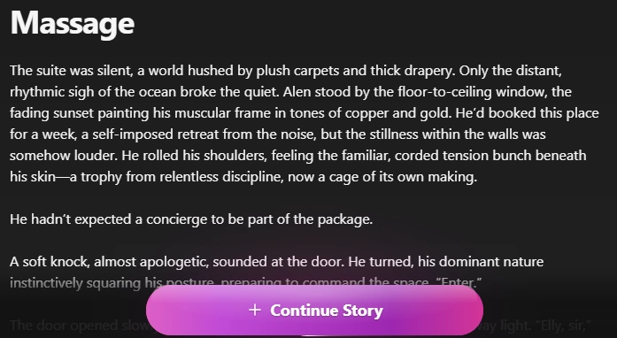 Continuing and shaping the story in Melt Stories