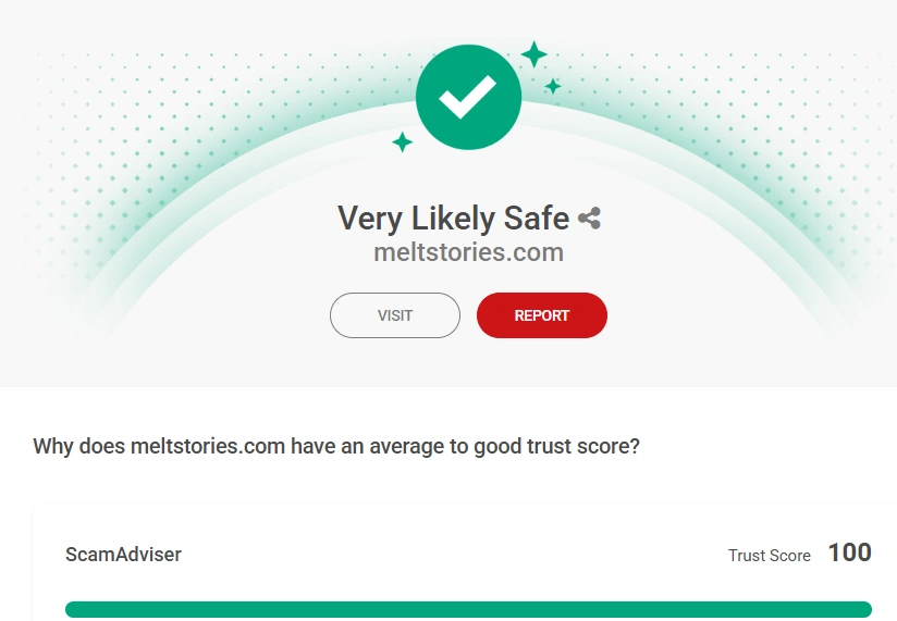 Melt Stories website safety check