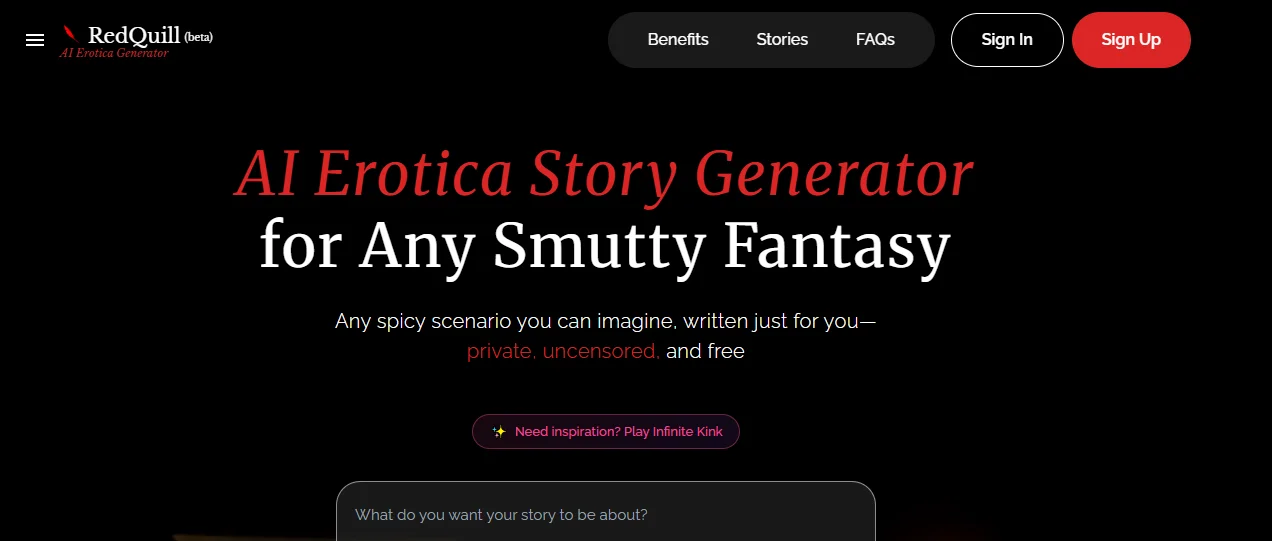 RedQuill - NSFWStory alternative for adult writing