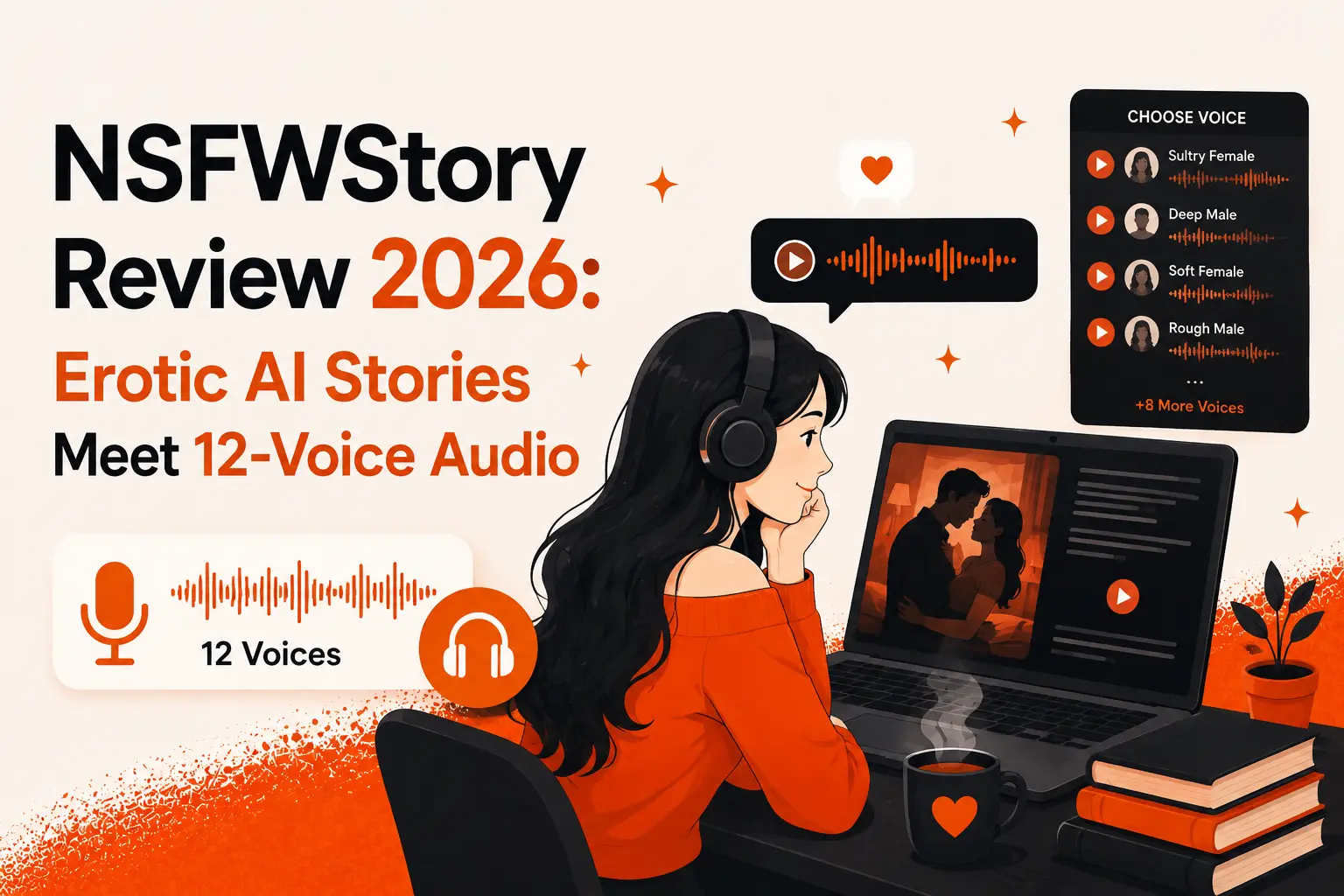 NSFWStory Review 2026: Erotic AI Stories Meet 12-Voice Audio