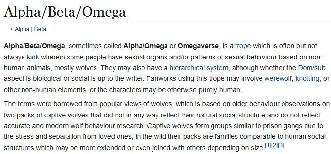 Alpha Beta Omega roles explained in the Omegaverse