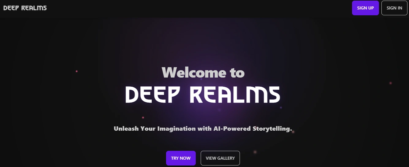 Deep Realms AI worldbuilding platform alternative to Pirr AI