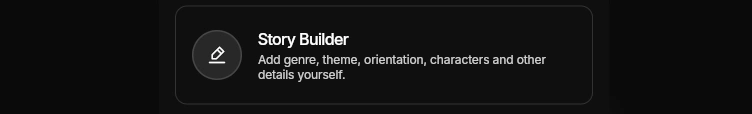 Pirr AI Story Builder tool for structured story creation