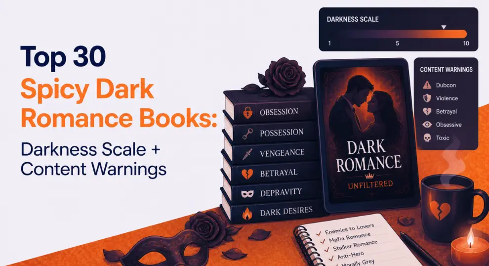 Top 30 Spicy Dark Romance Books: Darkness Scale + Content Warnings