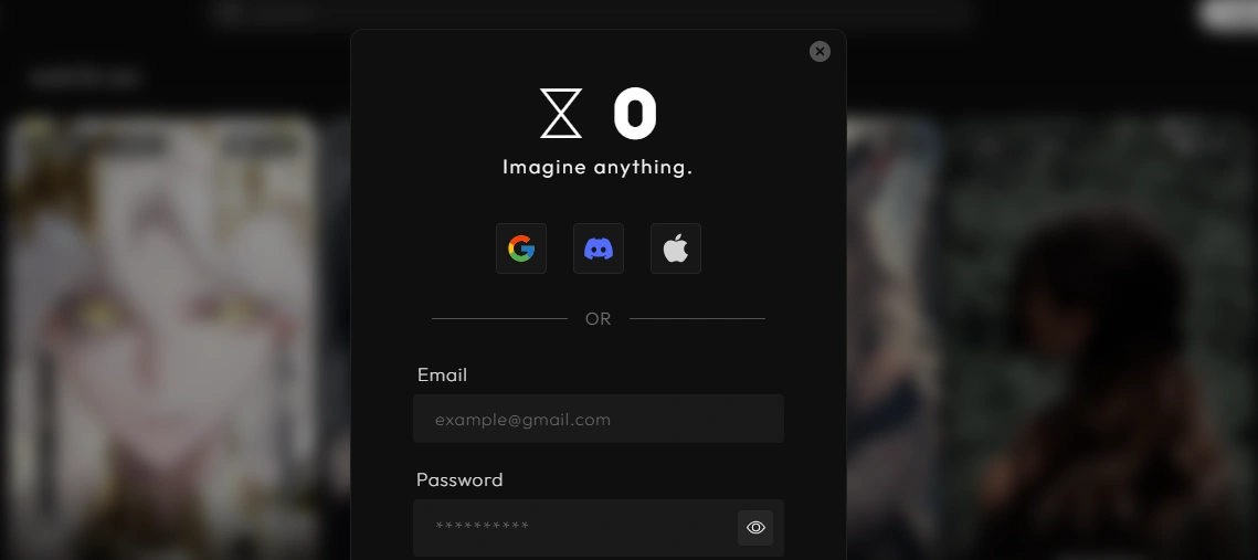Logging into Xoul AI account