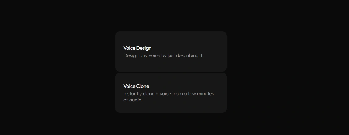 Xoul AI voice creation feature
